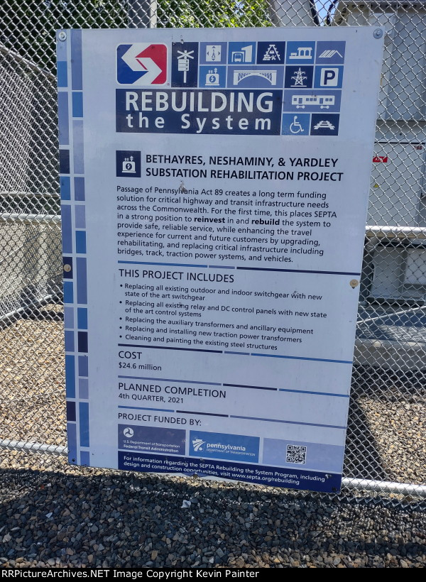 New substation signage